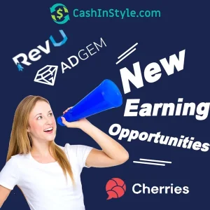 Cash In Style Online Rewards Review: Website Banner
