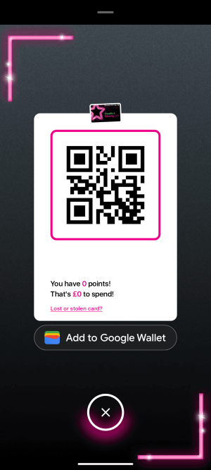 Screenshot Picture of My Superdrug Health and Beauty Card Barcode Screenshot Picture of My Superdrug Health and Beauty Card Barcode